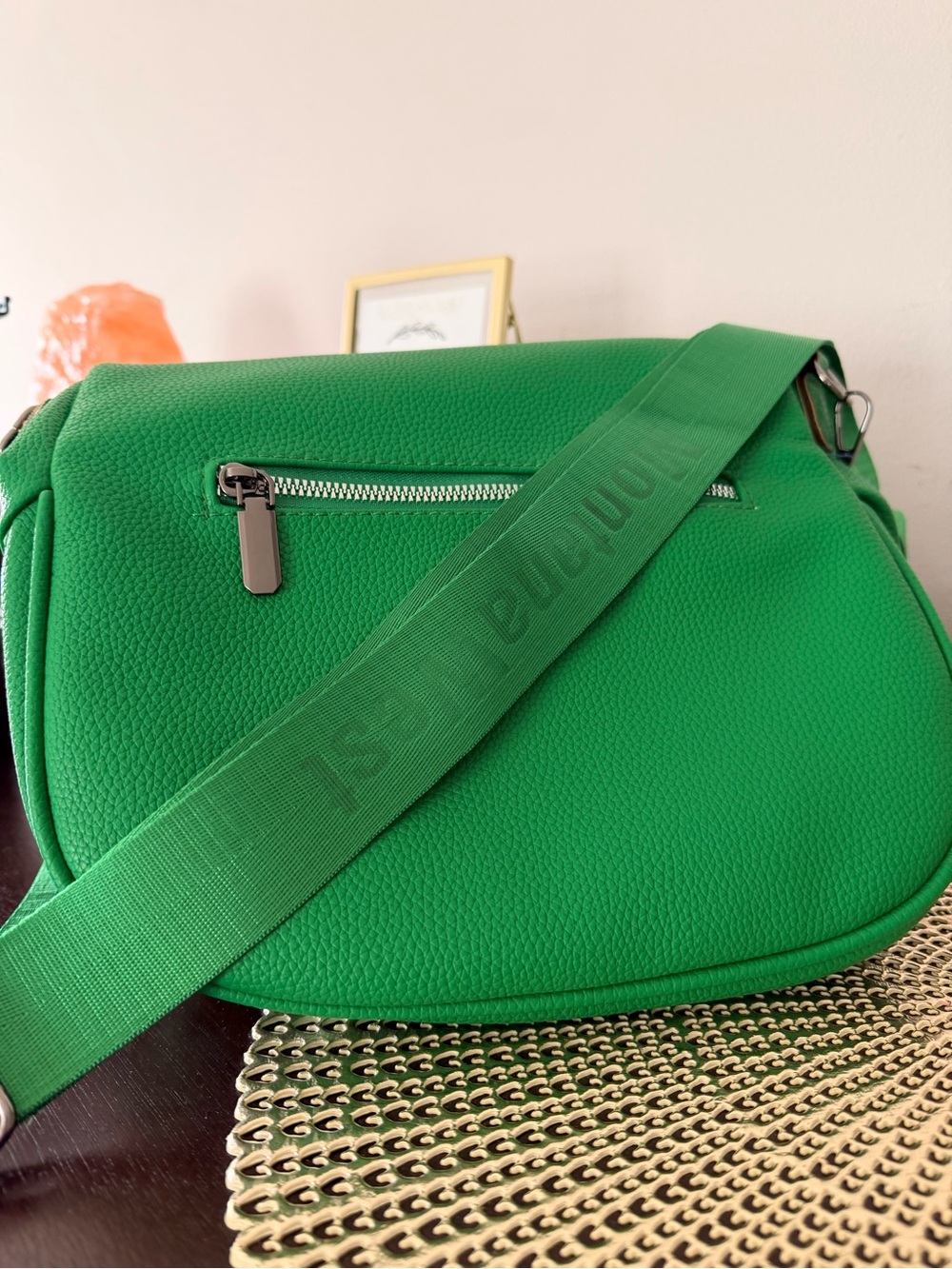 Green Crossbody Shoulder Bag - Picture 5 of 6